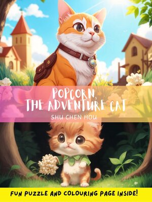 cover image of Popcorn, the Adventure Cat